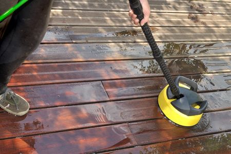 Environmentally safe pressure washing