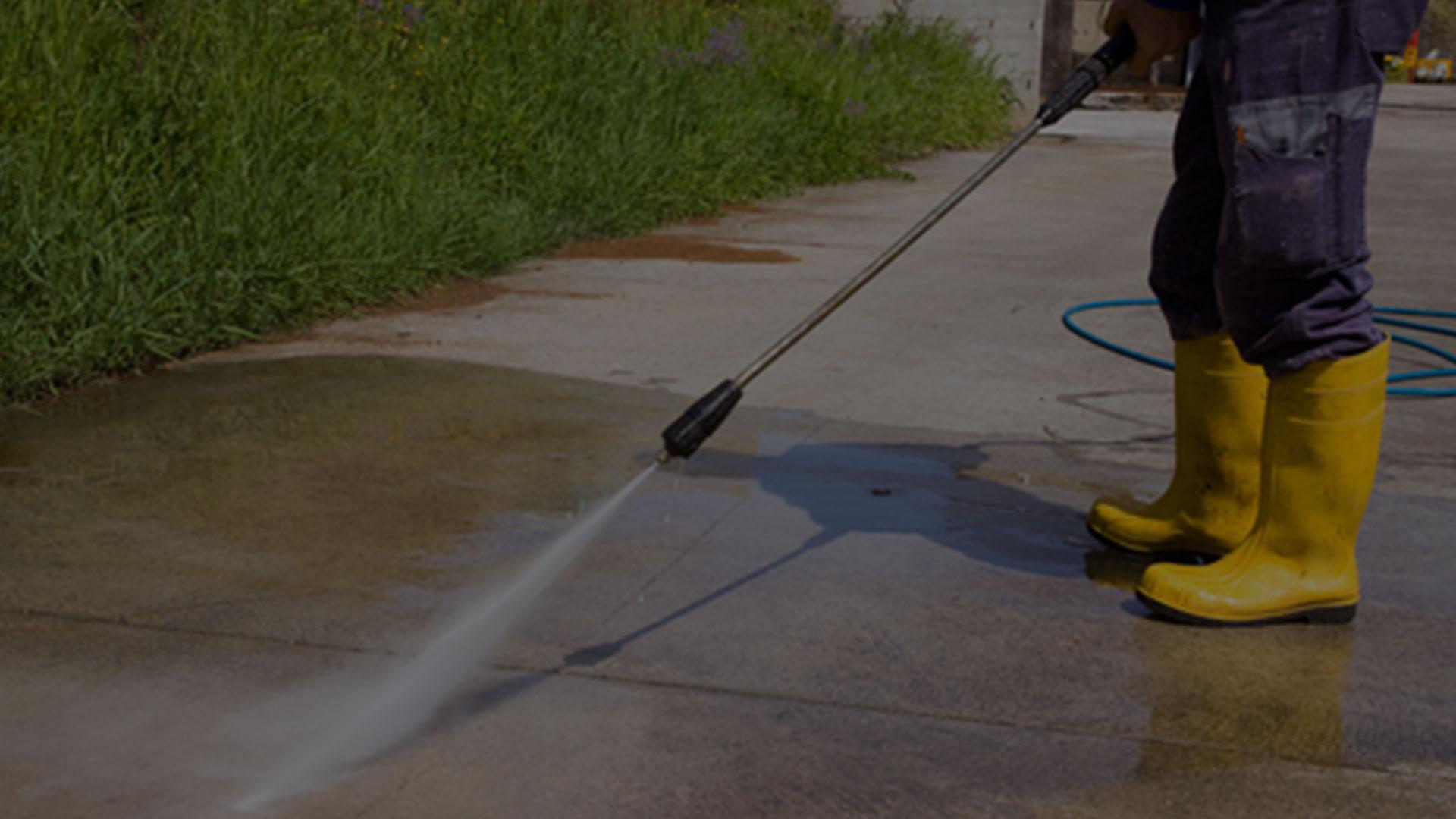 pressure washing